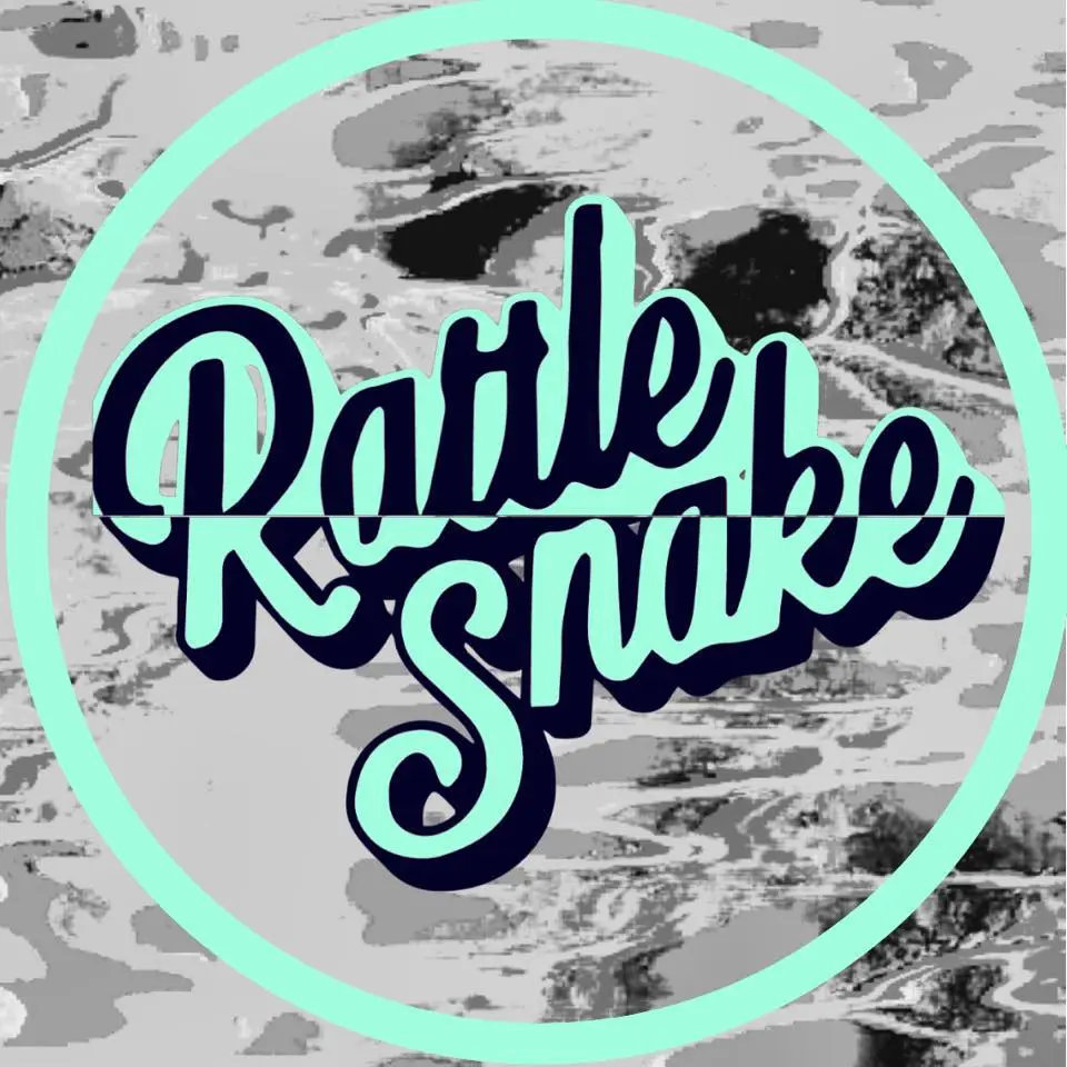 Rattlesnake roundel logo in teal
